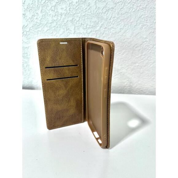 NEW LC.IMEEKE Phone Case for Samsung Galaxy S23 Plus Brown Leather Flip Case - Picture 3 of 8